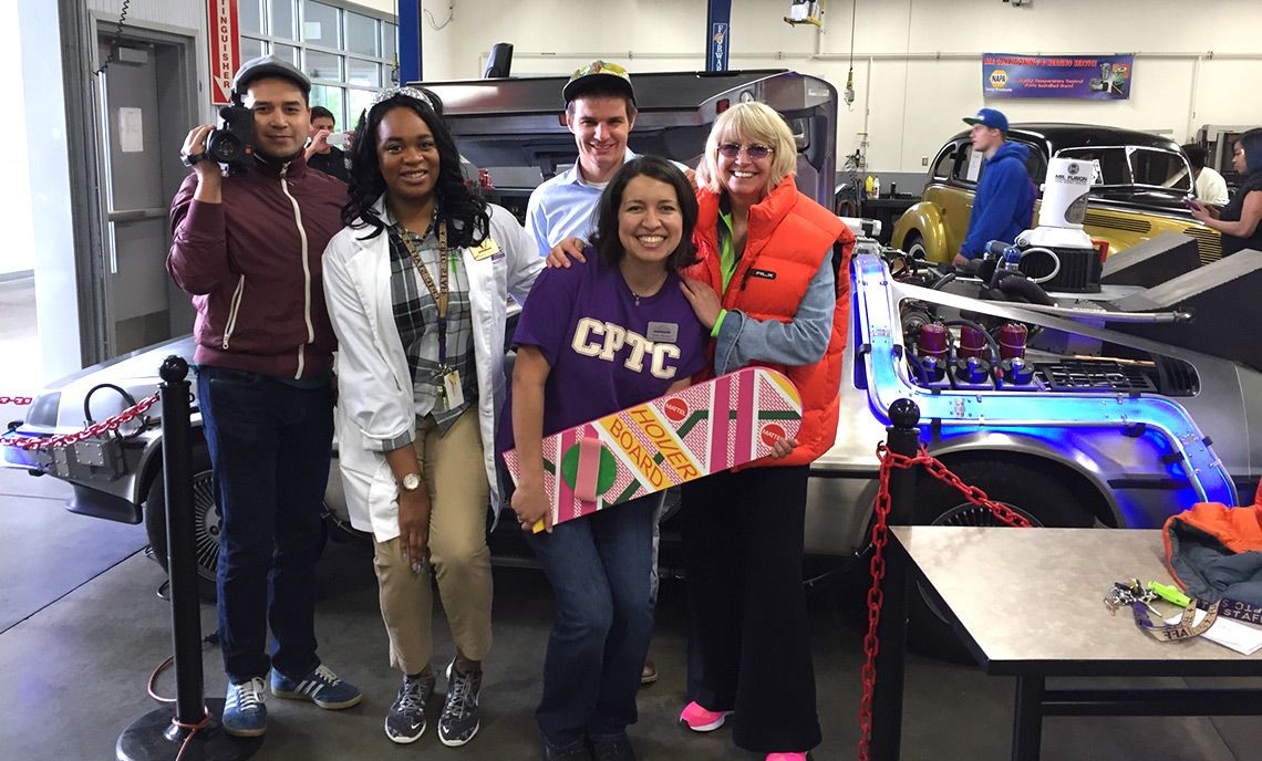 somer hanson at clover park technical college career conference