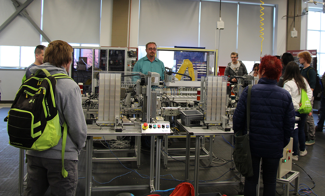 Two hundred local high school students had the chance to tour CPTC's Advanced Manufacturing labs during the college's Manufacturing Day celebration on Friday, Oct. 13.