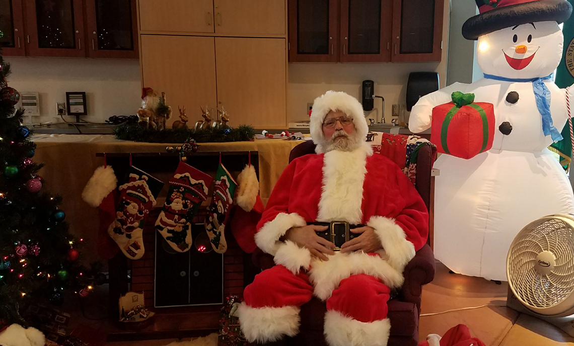 CPTC's own personal Santa Claus took photos with children and helped spread holiday cheer at the Holiday House event on Dec. 7.