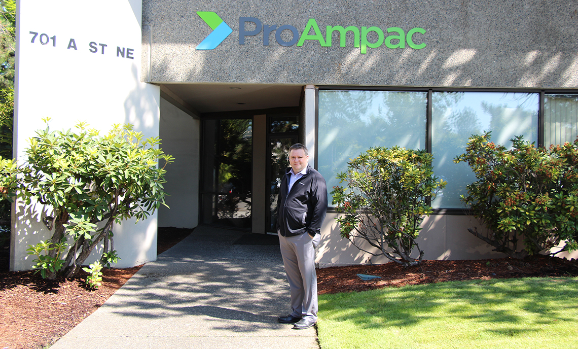 CPTC alum Joe Lydic works as the art director at ProAmpac in Auburn.