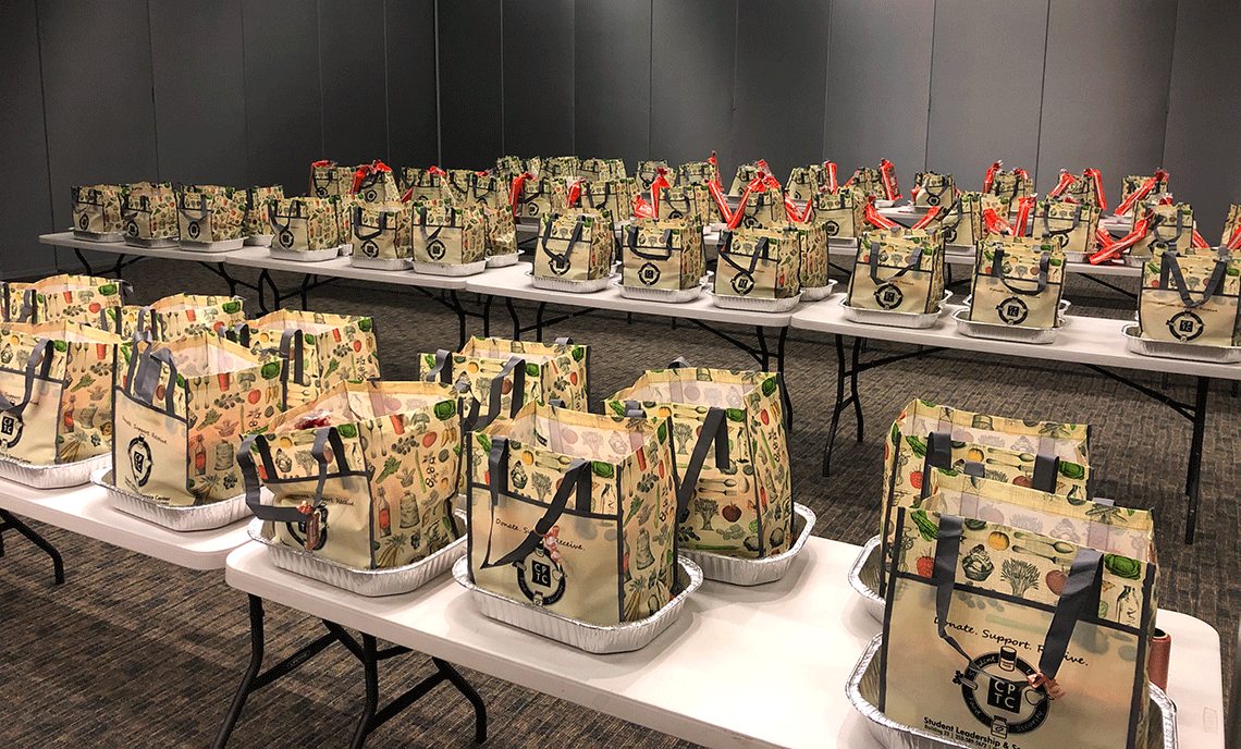 CPTC's Office of Student Life distributed more than 100 Thanksgiving Baskets on Nov. 19-20.