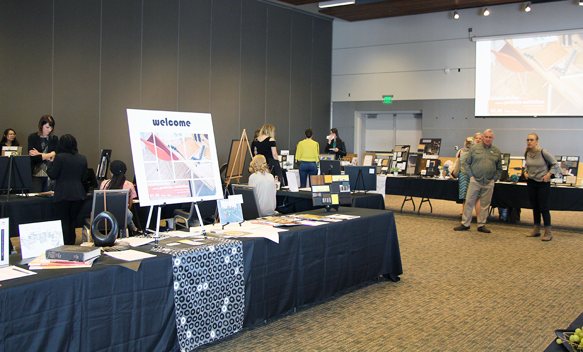 A total of 15 CPTC Interior Design students showcased their portfolios at the exhibition event on March 20.
