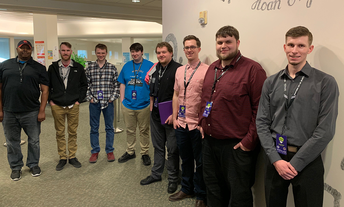CPTC sent eight CNISS students to Highline College to compete in the PRCCDC March 22-24.