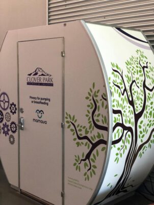 Mamava nursing pod at CPTC