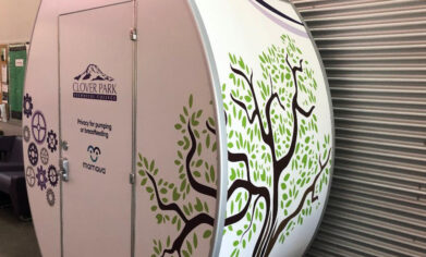 Mamava mobile nursing pod at CPTC